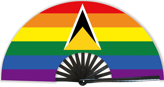 St. Lucia Pride Fan