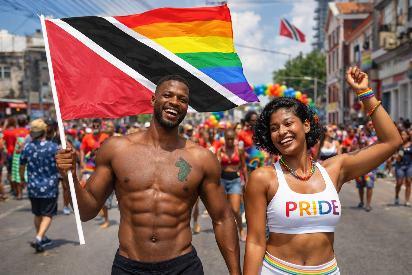 Trinidad & Tobago Pride Flag